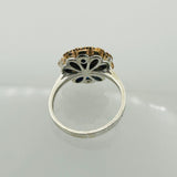 Women's Blue Sapphire Silver Ring