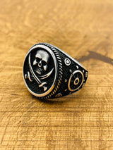 Pirate Skull Silver Ring