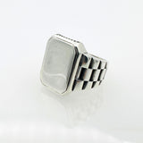 Unisex 925 Solid Silver Ring