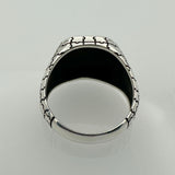 Men's 925 Sterling Silver Puzzle Ring | Unique Turkish Handmade Artisan Craft