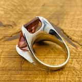 Elegant Handcrafted 925 Sterling Silver Pink Morganite Ring - Stackable & Birthstone Gift for Her