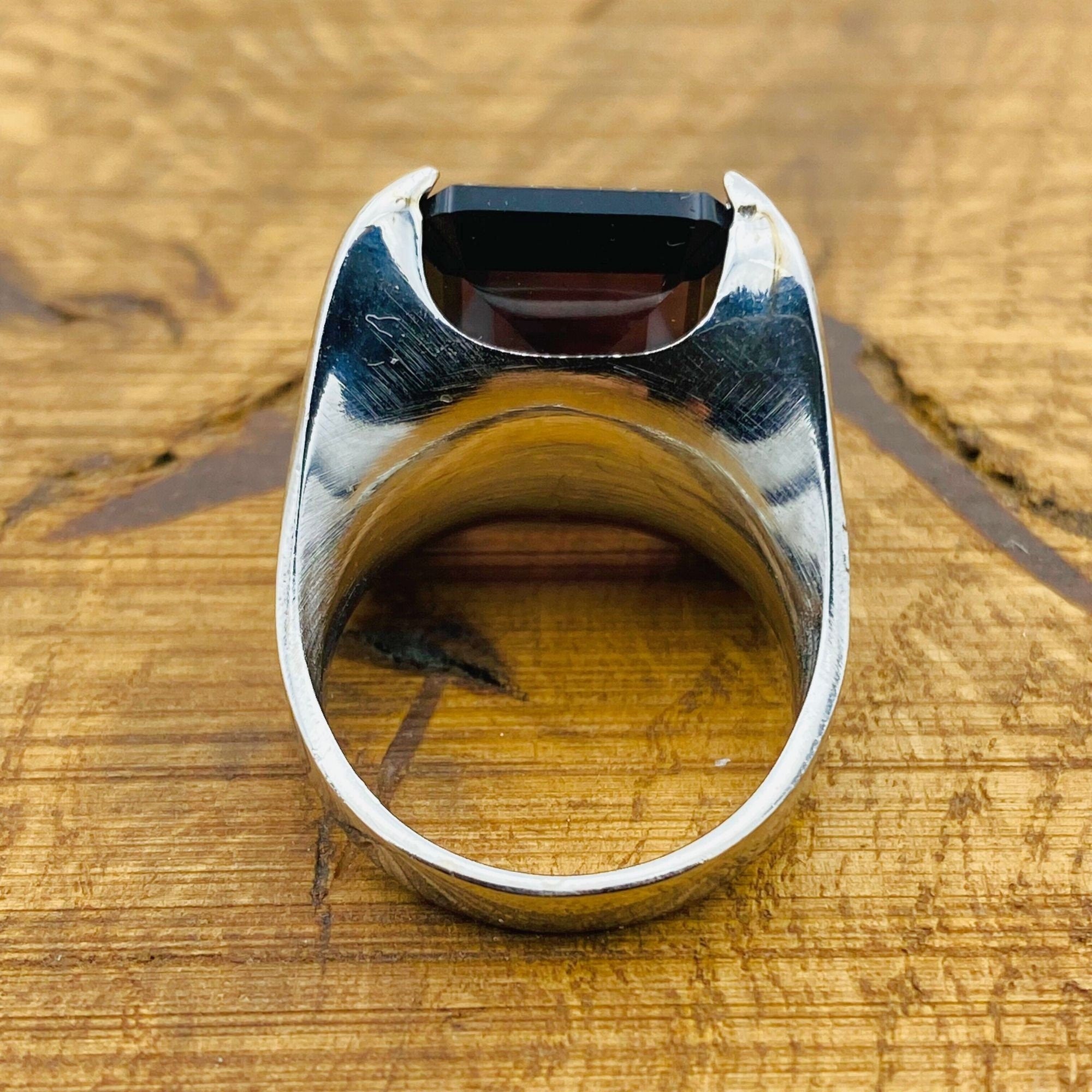 Genuine Amethyst 925 Sterling Silver Ring for Women | Purple Birthstone & Stackable Gemstone Jewelry Gift