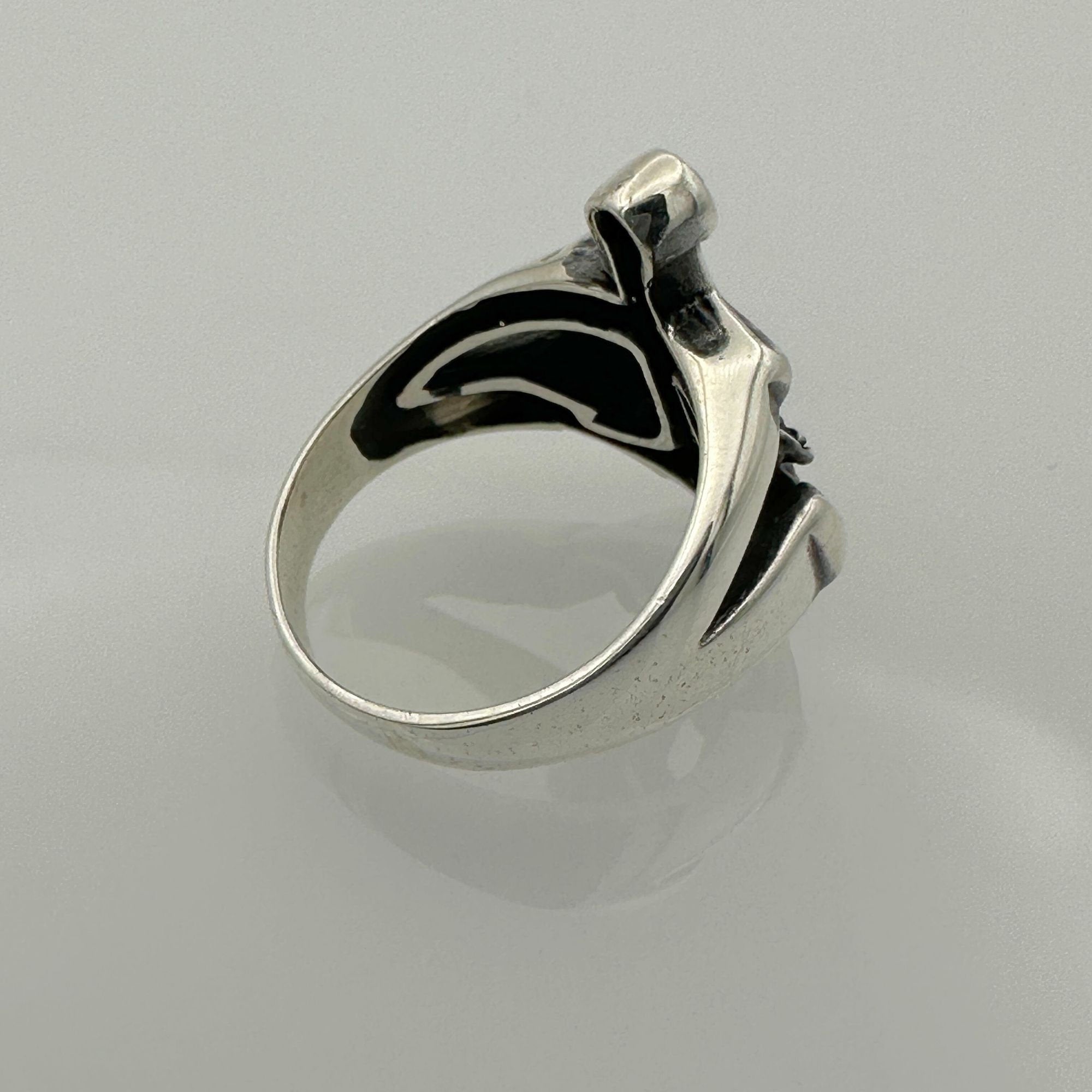 Men's Handcrafted 925 Sterling Silver Anchor Ring - Nautical Maritime Jewelry Gift
