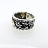 Handmade 925 Sterling Silver Eagle Sun Totem Ring for Men - Unique Thai Jewelry Gift