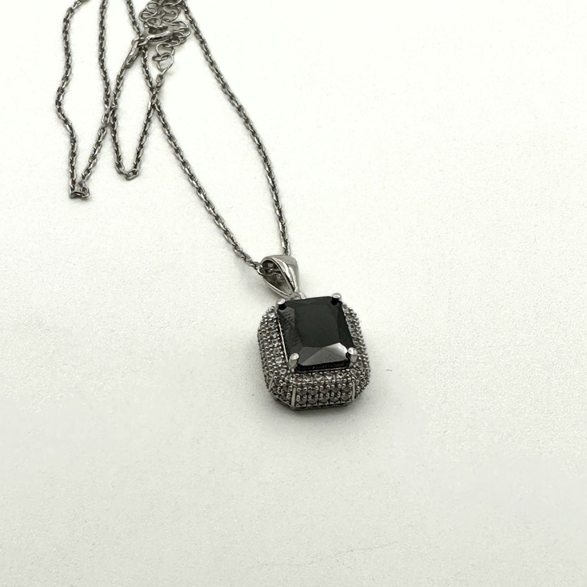 Handcrafted Turkish 925 Sterling Silver Black Onyx Jewelry Set for Women