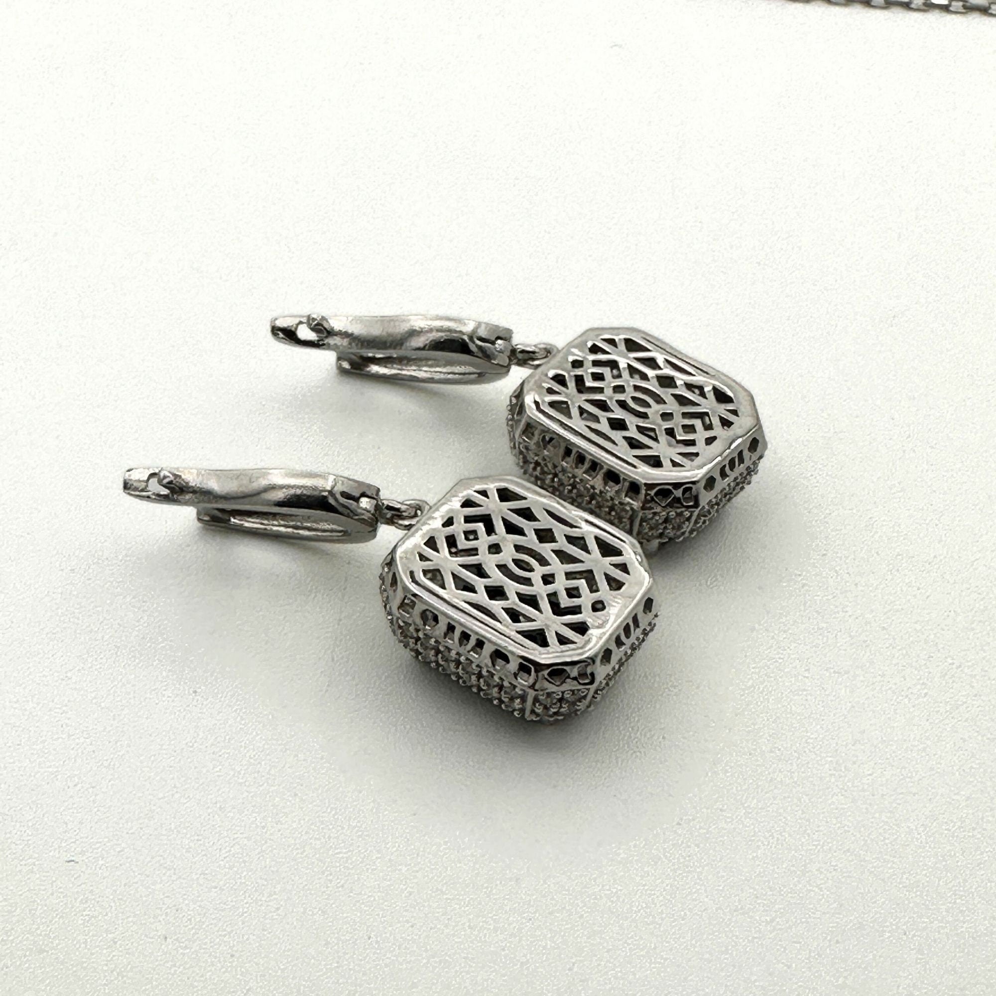 Handcrafted Turkish 925 Sterling Silver Black Onyx Jewelry Set for Women