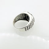 Men's Turkish Handmade 925 Sterling Silver Black Onyx Ring - Minimalist & Fashion-Forward Gift for Him
