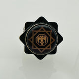 خاتم رجالي فضة استرليني 925 برأس نسر مزدوج يدوي الصنع من السلاجقة - هدية مجوهرات تركية تاريخية