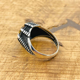 Ottoman Style Color-Changing Zultanite Men's Ring | Handmade 925 Sterling Silver Statement Jewelry