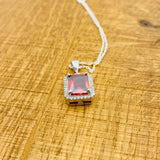 Handcrafted 925 Sterling Silver Ruby Jewelry Set for Women - Elegant Gift