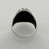 خاتم مرساة من الفضة الإسترلينية 925 للرجال - مجوهرات تركية مصنوعة يدوياً، هدية فريدة له