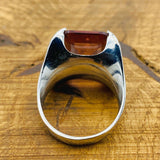 Elegant Handcrafted 925 Sterling Silver Pink Morganite Ring - Stackable & Birthstone Gift for Her