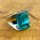 Women's Genuine Emerald Stacking Ring