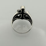 Men's Handcrafted 925 Sterling Silver Anchor Ring - Nautical Maritime Jewelry Gift