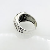 Men's Turkish Handmade 925 Sterling Silver Black Onyx Ring - Minimalist & Fashion-Forward Gift for Him