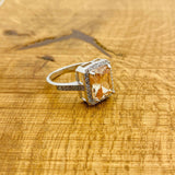 여성용 광채 시트린 & 925 스털링 실버 쥬얼리 세트 | 수제 터키 장인 쥬얼리 선물