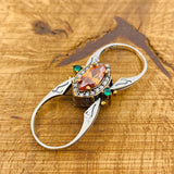 Reversible Black Onyx & Citrine Ring | Handmade 925 Sterling Silver Turkish Artisan Jewelry