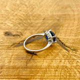 Turkish Handmade Vintage Green Sapphire 925 Sterling Silver Ring for Women | Thoughtful Gift for Her