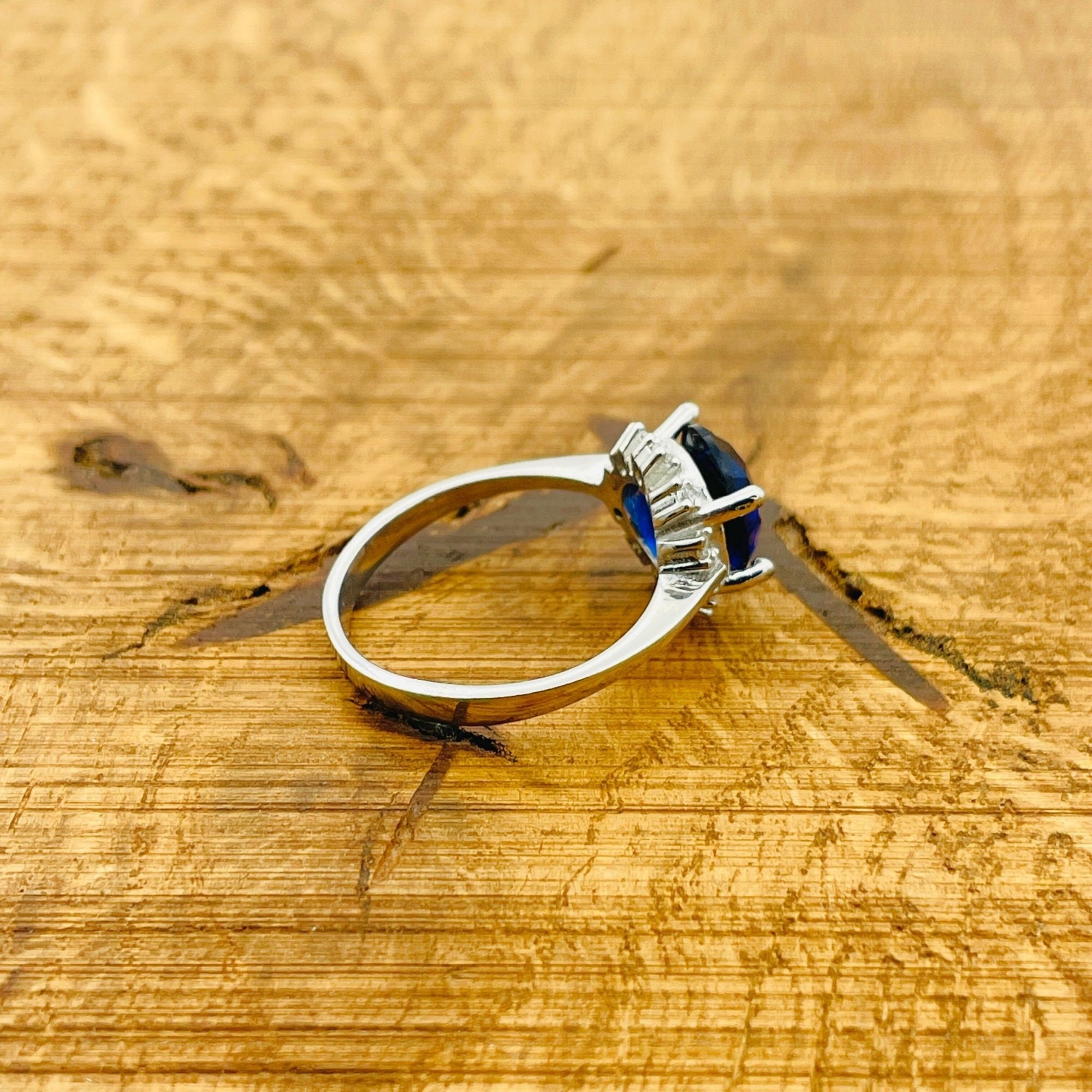 Turkish Handmade Vintage Green Sapphire 925 Sterling Silver Ring for Women | Thoughtful Gift for Her