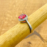 Turkish Handmade Ruby Ring for Women - 925 Sterling Silver Minimalist Gift