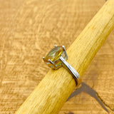 خاتم فضة إسترليني تركي أصلي مصنوع يدويًا من الزولتانيت للنساء | مجوهرات حجر كريم بتصميم عتيق 925