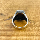 Handmade Men's Tiger's Eye 925 Sterling Silver Ring - Authentic Turkish Artisan Jewelry