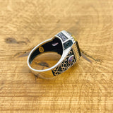 Handmade Men's Tiger's Eye 925 Sterling Silver Ring - Authentic Turkish Artisan Jewelry