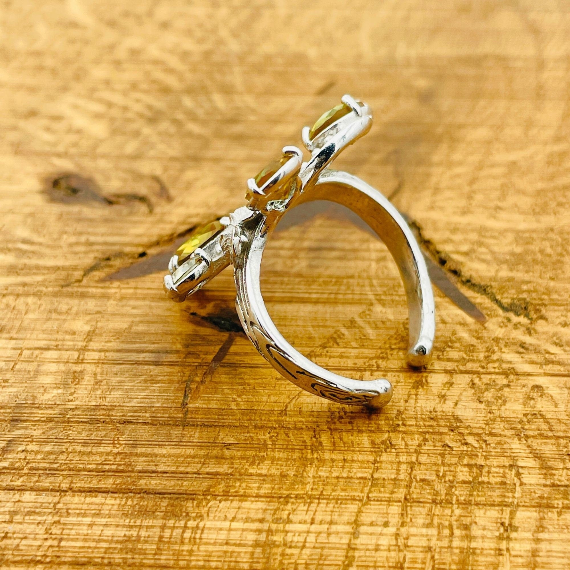 Turkish Handmade Multi-Stone Zultanite Ring | 925 Sterling Silver Artisan Jewelry Gift for Her