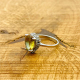 Natural Zultanite 925 Sterling Silver Ring for Women - Minimalist Turkish Handmade Gemstone Jewelry Gift