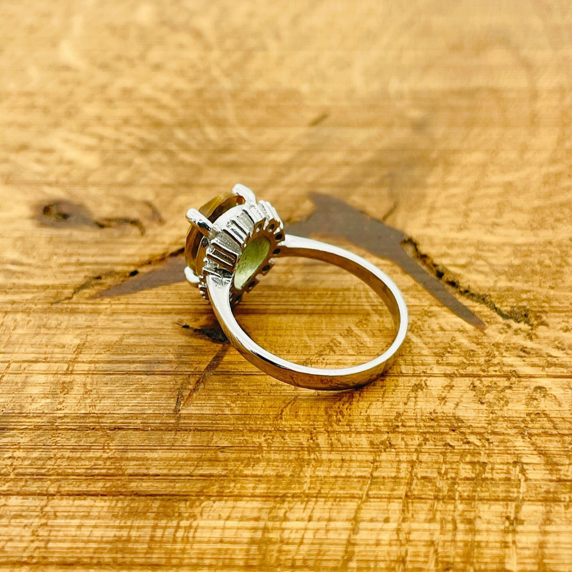 Natural Zultanite 925 Sterling Silver Ring for Women - Minimalist Turkish Handmade Gemstone Jewelry Gift