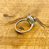 خاتم فضة إسترليني تركي مصنوع يدويًا من الزولتانيت للنساء - حجر كريم يتغير لونه