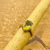 خاتم فضة إسترليني تركي أصلي مصنوع يدويًا من الزولتانيت للنساء | مجوهرات حجر كريم بتصميم عتيق 925