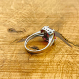 Handcrafted Turkish 925 Sterling Silver Ruby Ring for Women - Elegant & Unique Gift