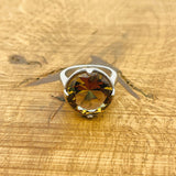 Exquisite Handmade Turkish Zultanite Sterling Silver Ring | Women's Genuine Gemstone Jewelry