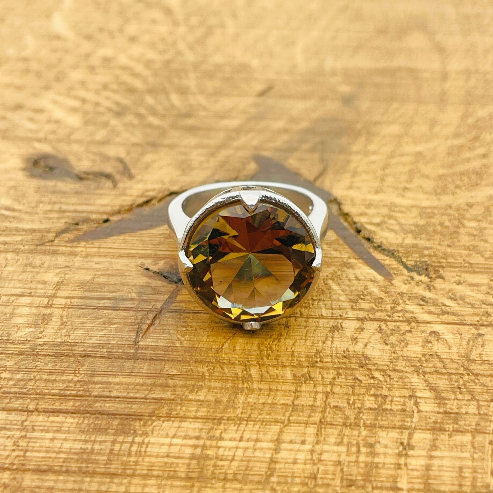 Exquisite Handmade Turkish Zultanite Sterling Silver Ring | Women's Genuine Gemstone Jewelry