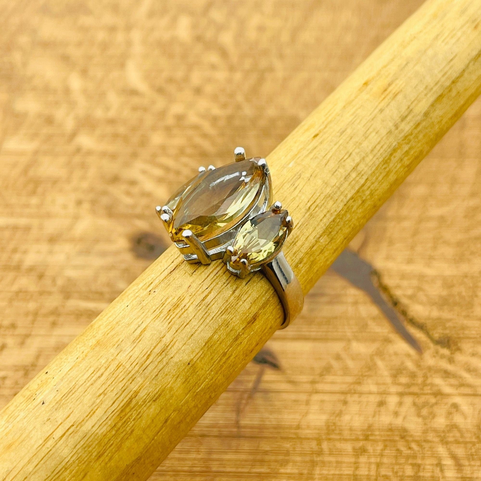 Natural Zultanite Three Stone Ring | Handmade Turkish 925 Sterling Silver | Elegant Gift for Her