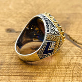 خاتم رجالي يدوي الصنع من الفضة الإسترلينية 925 على الطراز العثماني بحجر الجمشت البيضاوي - حجر كريم بنفسجي تركي
