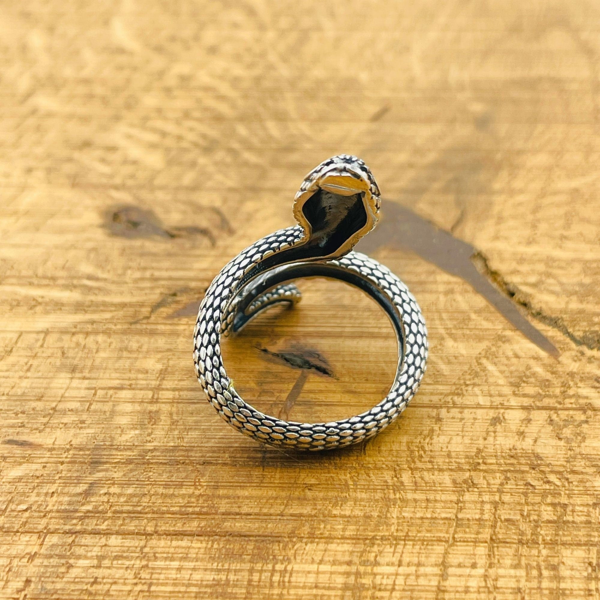Handmade 925 Sterling Silver Purple Snake Eye Adjustable Ring - Turkish Artisan Jewelry 9 1/2 Handmade 925 Sterling Silver Purple Snake Eye Adjustable Ring - Turkish Artisan Jewelry 9 1/2
