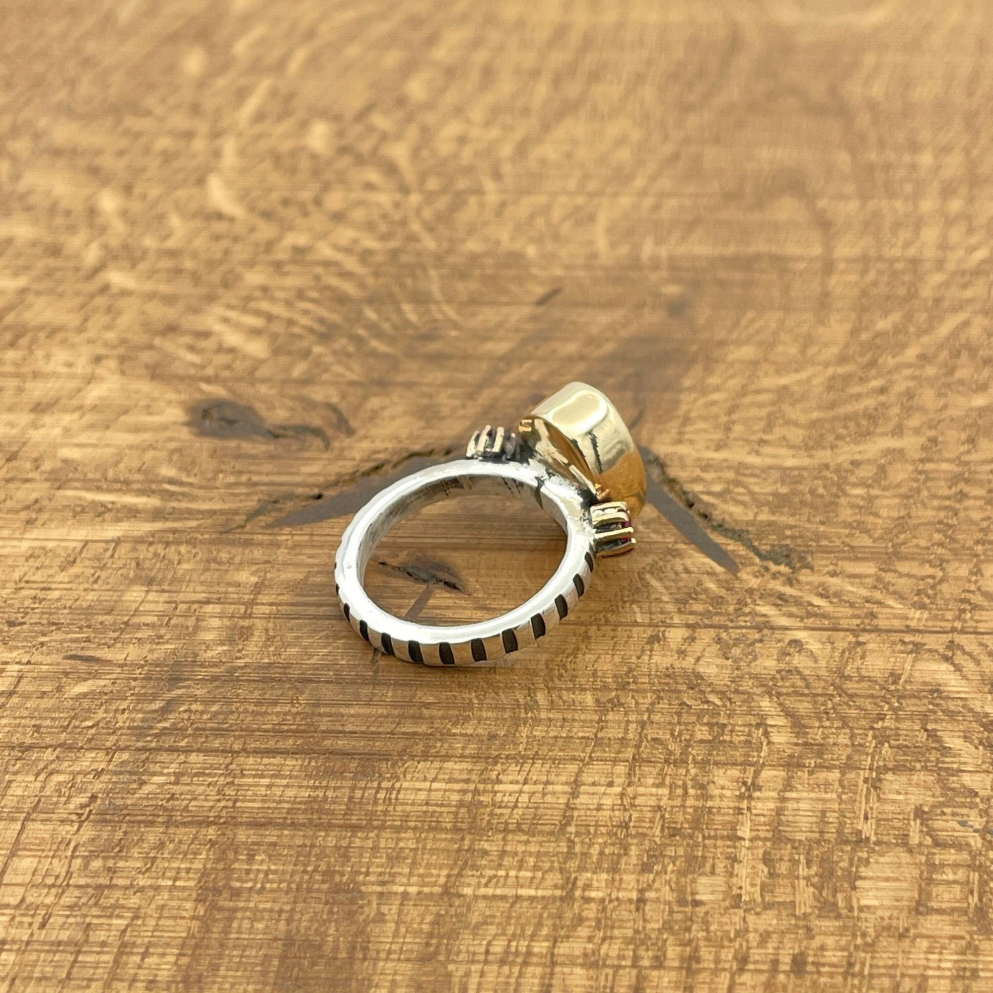 خاتم من الفضة الإسترلينية 925 مزين بالزركون الأزرق للنساء | مجوهرات هدية فريدة من الحرفيين