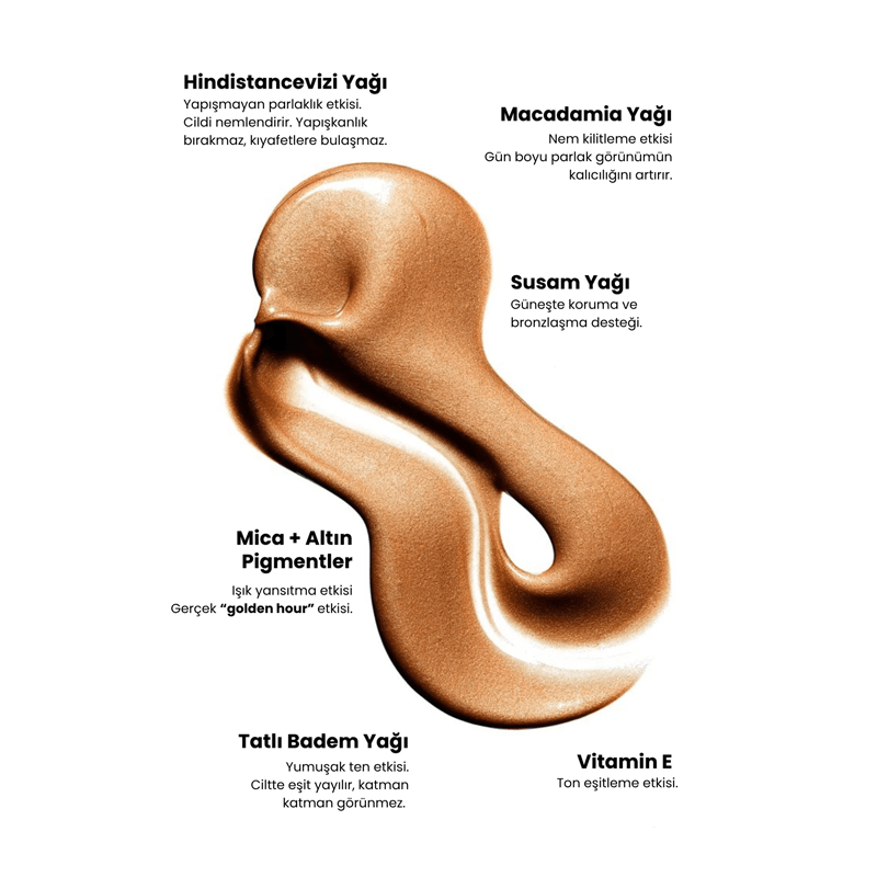 Illuminating Bronzing Body Oil - Natural Glow & Hydration with Macadamia & Vitamin E - TryAladdin