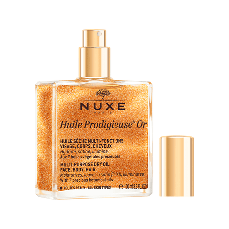 Illuminating Golden Shimmer Dry Oil - Face, Body & Hair Nourishment - TryAladdin