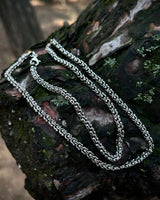 925 Sterling Silver Ball Chain Necklace - Unique Circular Links