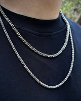 925 Sterling Silver Ball Chain Necklace - Unique Circular Links