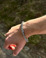 Sterling Silver Byzantine King Chain Bracelet - Bold & Statement