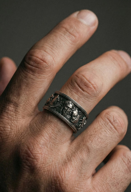 Exquisite Turkish Golden Divinity Ring Pastry