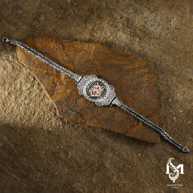 Men's Bracelet - Iconic Bozkurt Wolf Design