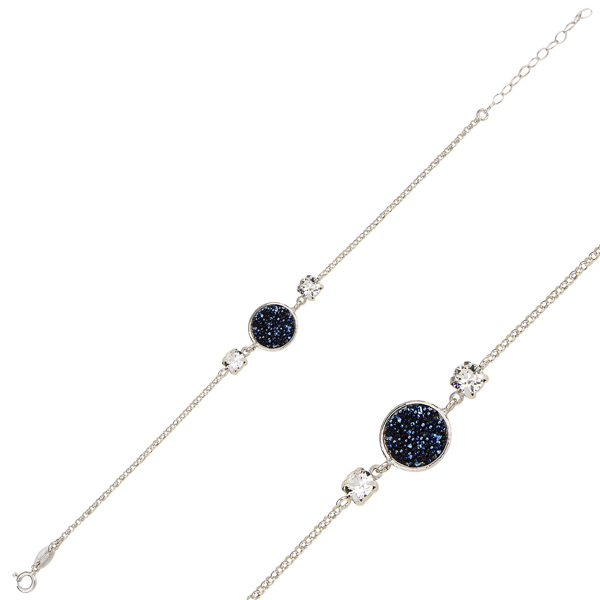 Modern Solitaire Bracelet - Mondo Collection Circular Style