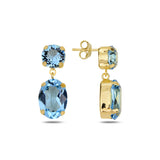 Refined Double Drop Earrings - Everyday Sophistication