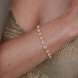 Oslnivý náramek Eternity s krystaly Swarovski - stříbro 925 sterling