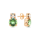 Sterling Silver Swarovski Crystal Earrings - Elegant Minimalist